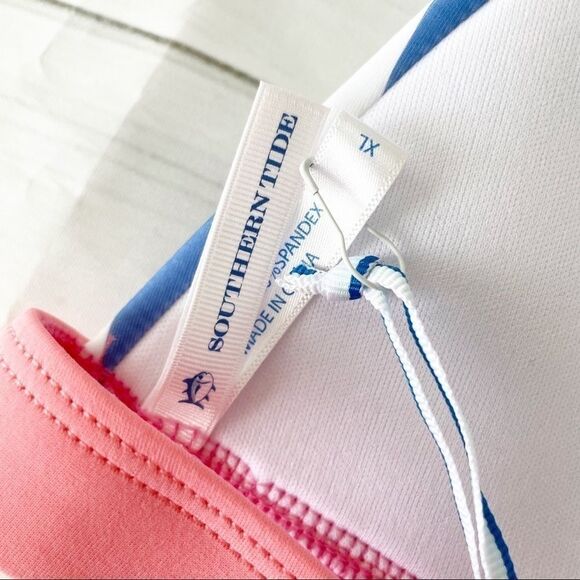 Southern Tide Retreat Chevron Triangle Bikini Top - Picture 3 of 8